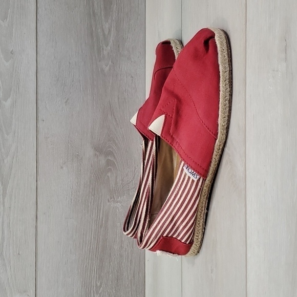 Toms Women Comfort Rope Loafer Slip on flats shoes sz 9.5 - Picture 2 of 11